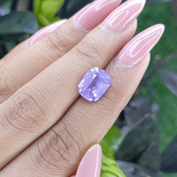 4.01 Ct. Purple Sapphire from Ceylon (Sri Lanka) Life Style