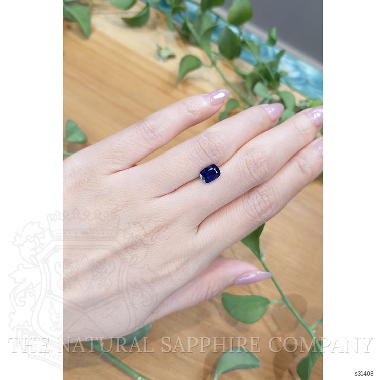 1.84 Ct. Blue Sapphire from Ceylon (Sri Lanka)