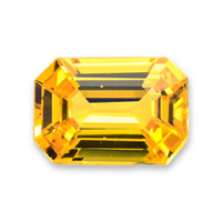 1.08 Ct. Orangish Yellow Sapphire from Ceylon (Sri Lanka) Video
