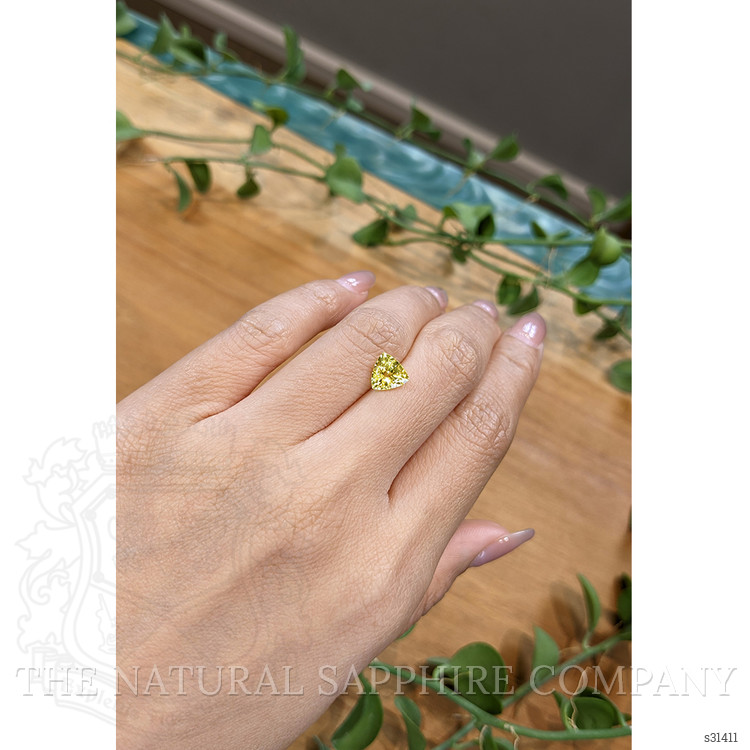 1.50 Ct. Yellow Sapphire from Ceylon (Sri Lanka)