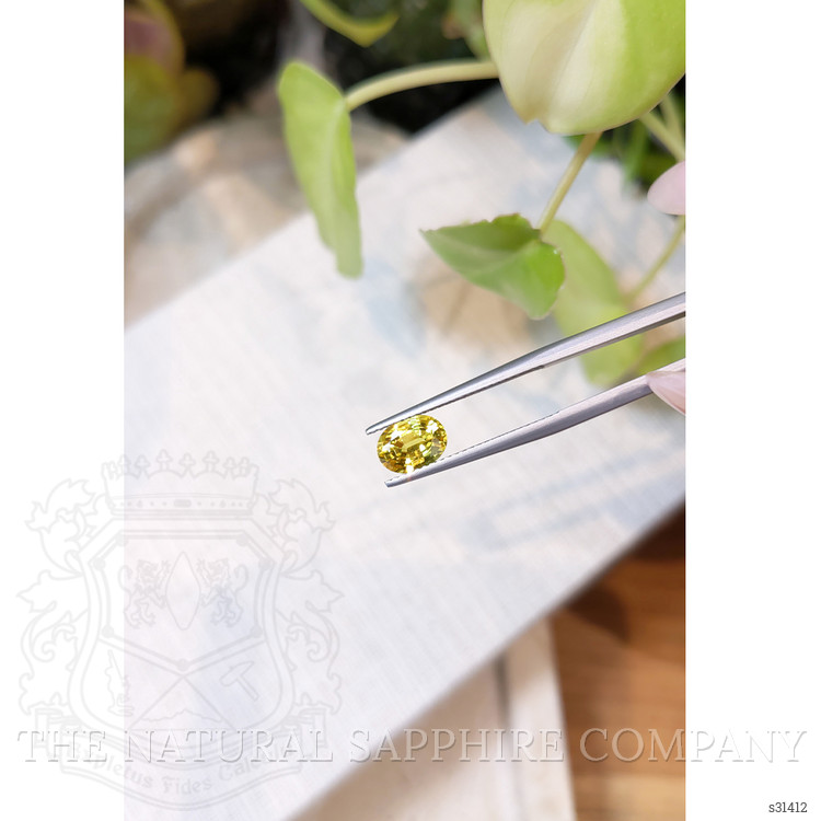 1.43 Ct. Yellow Sapphire from Ceylon (Sri Lanka)