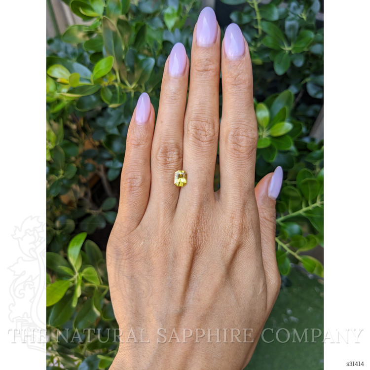 1.59 Ct. Yellow Sapphire from Ceylon (Sri Lanka)