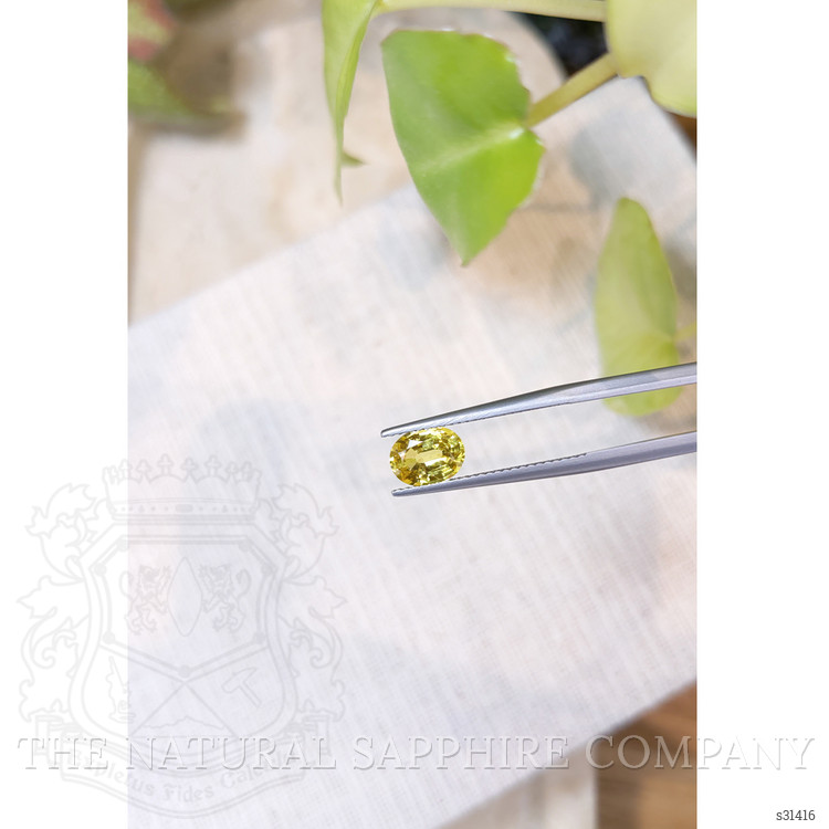 1.57 Ct. Yellow Sapphire from Ceylon (Sri Lanka)