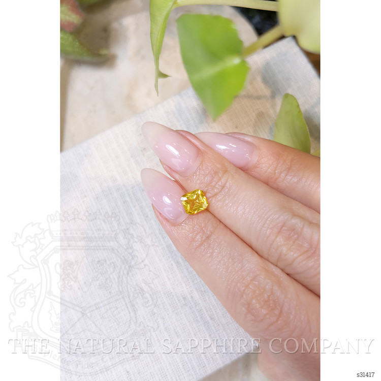 1.52 Ct. Yellow Sapphire from Ceylon (Sri Lanka)