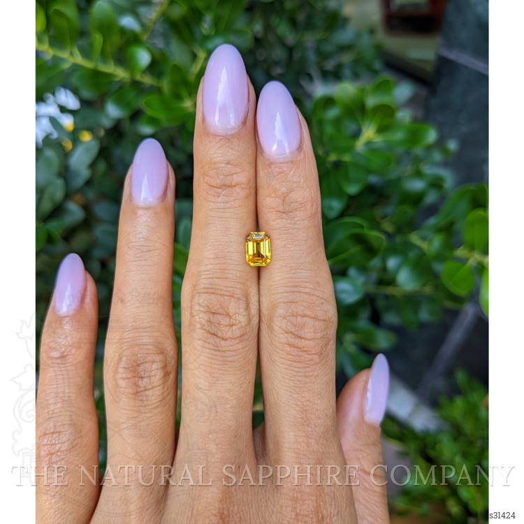 1.21 Ct. Yellow Sapphire from Ceylon (Sri Lanka)