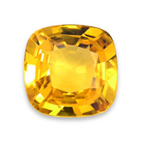 1.37 Ct. Orangish Yellow Sapphire from Ceylon (Sri Lanka) Video