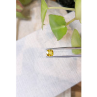 1.37 Ct. Orangish Yellow Sapphire from Ceylon (Sri Lanka) Life Style