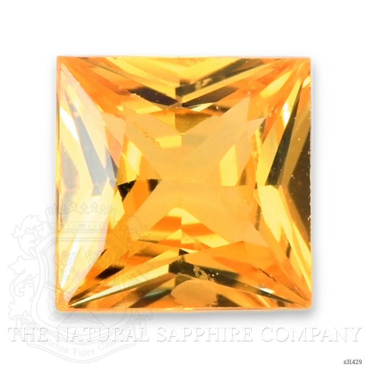 1.40 Ct. Yellowish Orange Sapphire from Ceylon (Sri Lanka)