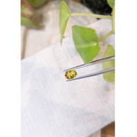 1.33 Ct. Orangish Yellow Sapphire from Ceylon (Sri Lanka) Life Style