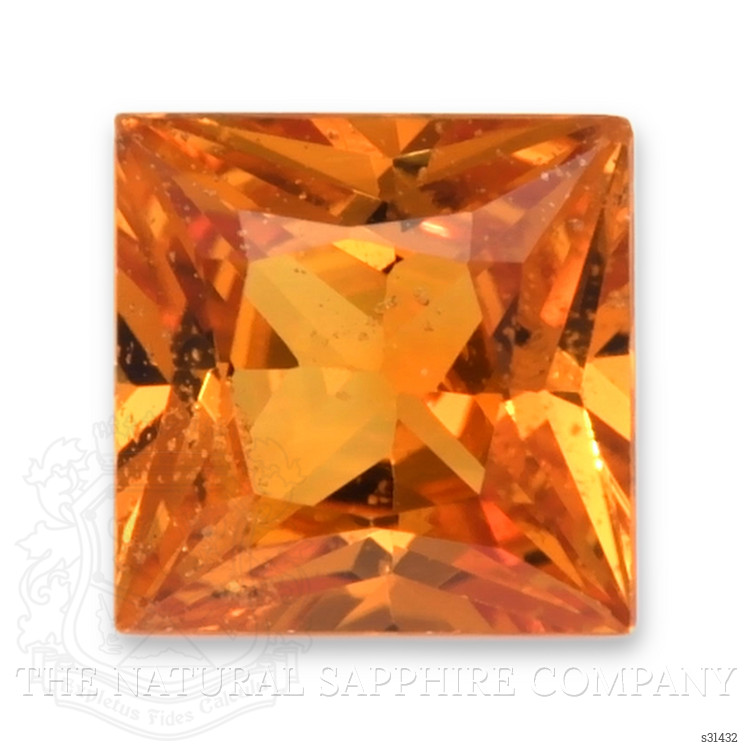 0.95 Ct. Orange Sapphire from Ceylon (Sri Lanka)