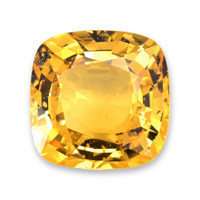 1.47 Ct. Orangish Yellow Sapphire from Ceylon (Sri Lanka) Video