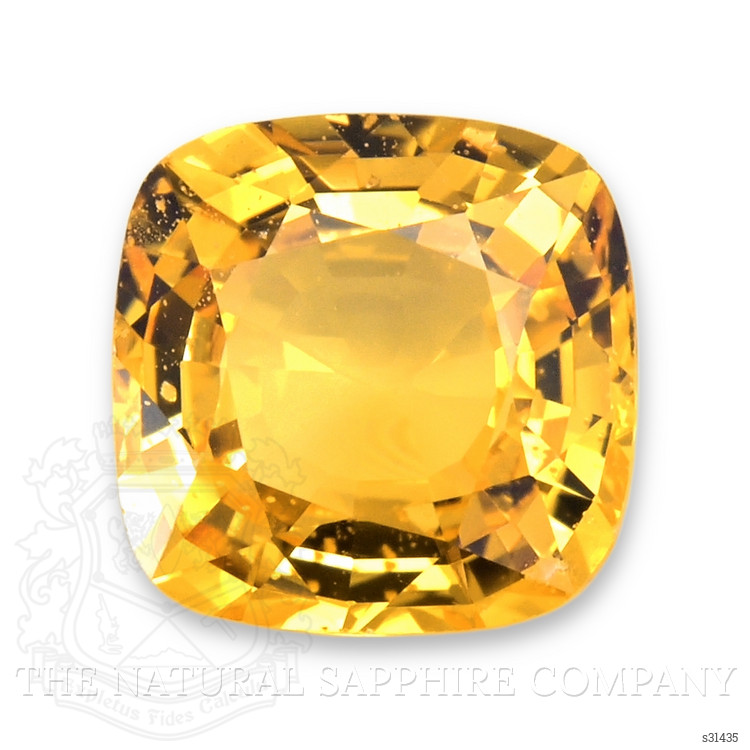 1.47 Ct. Orangish Yellow Sapphire from Ceylon (Sri Lanka)