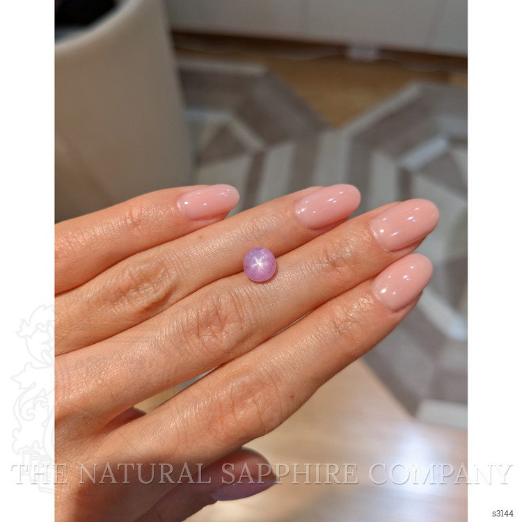 3.21 Ct. Pink Star Sapphire from Burma (Myanmar)