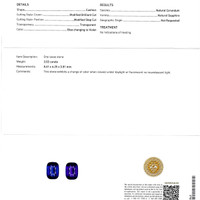 2.02 Ct. Color Change Sapphire from Ceylon (Sri Lanka) Scan Report