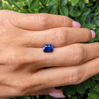 2.99 Ct. Blue Sapphire from Madagascar Life Style