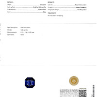 3.06 Ct. Blue Sapphire from Ceylon (Sri Lanka) Scan Report