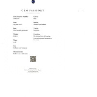 2.26 Ct. Blue Sapphire from Ceylon (Sri Lanka) Scan Report