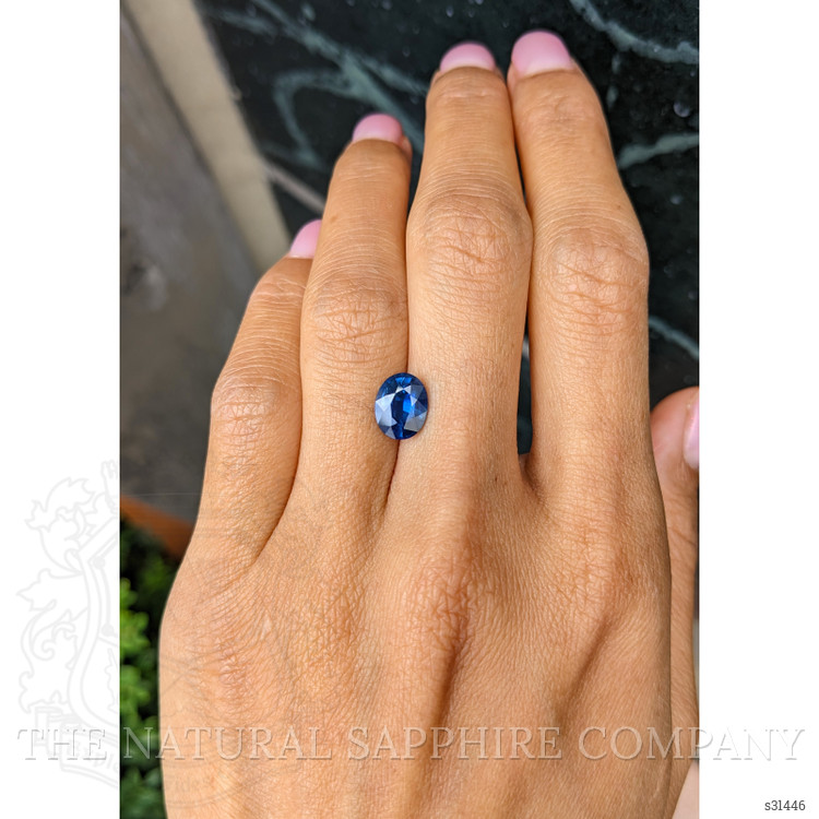 2.26 Ct. Blue Sapphire from Ceylon (Sri Lanka)