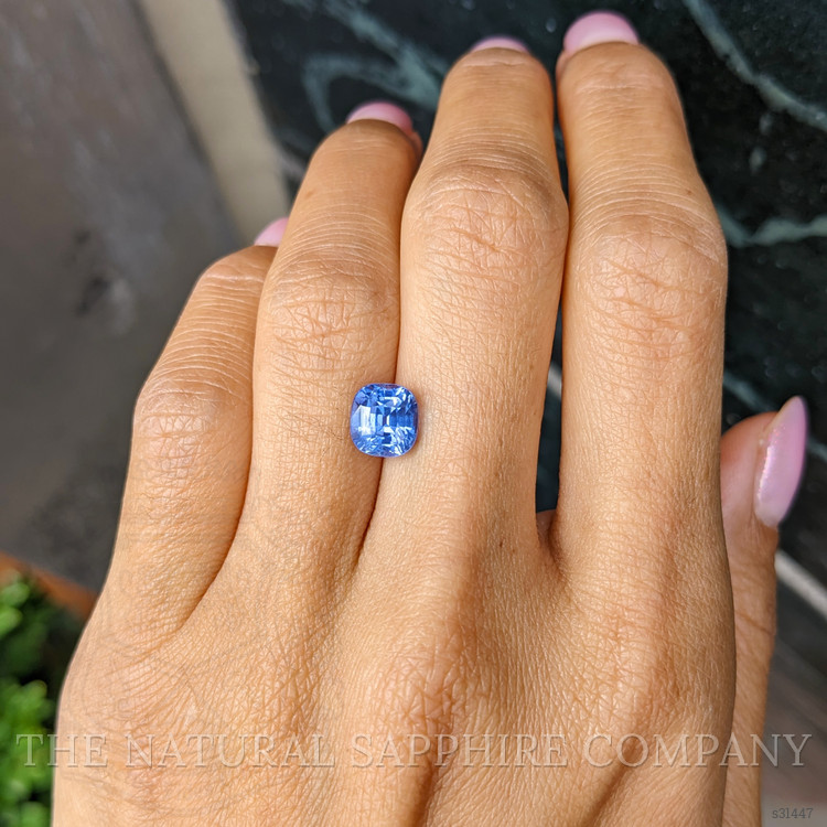 2.94 Ct. Blue Sapphire from Ceylon (Sri Lanka)