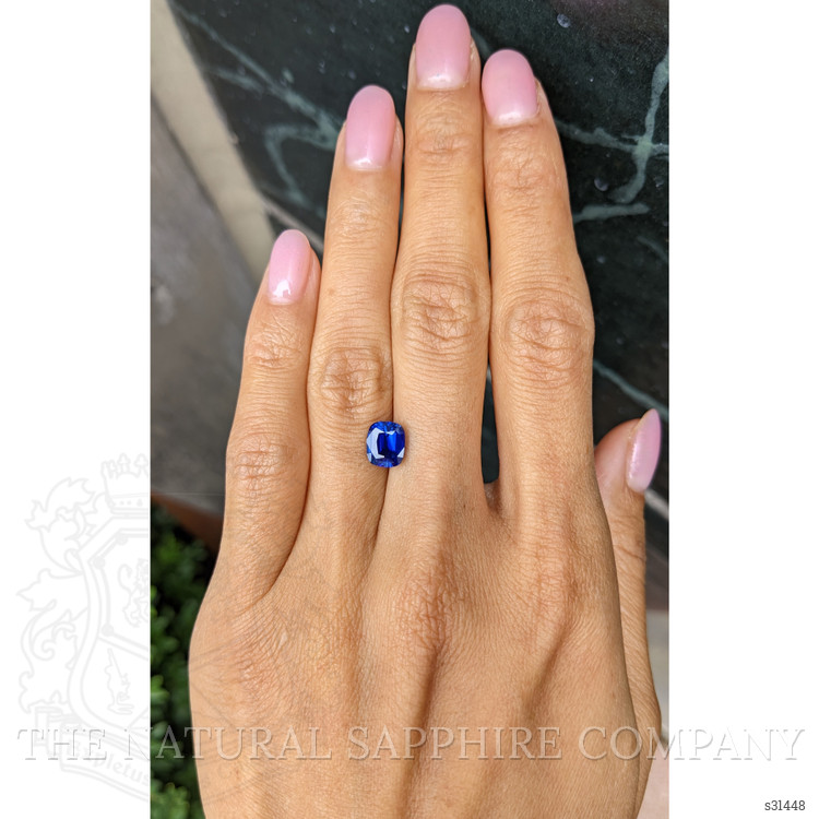 2.16 Ct. Blue Sapphire from Ceylon (Sri Lanka)