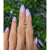 4.26 Ct. Yellow Sapphire from Ceylon (Sri Lanka) Life Style