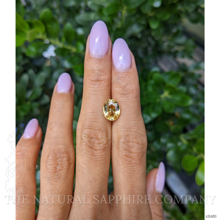 4.26 Ct. Yellow Sapphire from Ceylon (Sri Lanka)