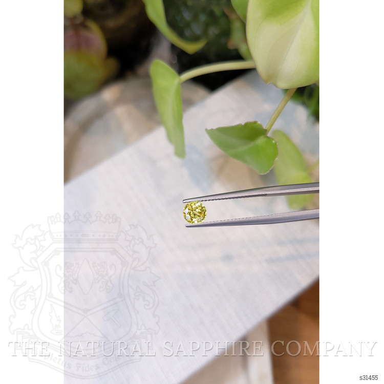 0.95 Ct. Yellow Sapphire from Ceylon (Sri Lanka)