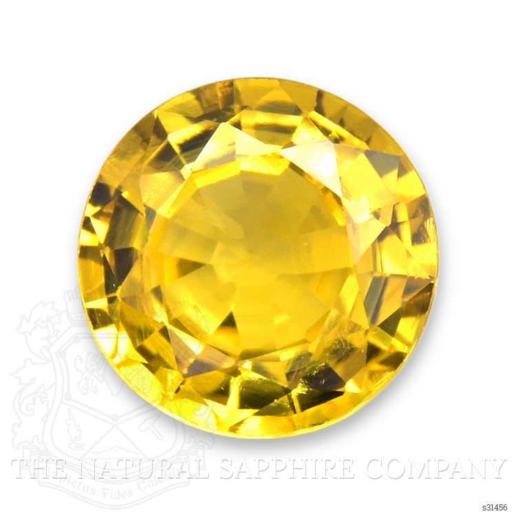 0.80 Ct. Yellow Sapphire from Ceylon (Sri Lanka)