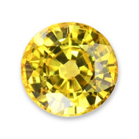 0.87 Ct. Orangish Yellow Sapphire from Ceylon (Sri Lanka) Video