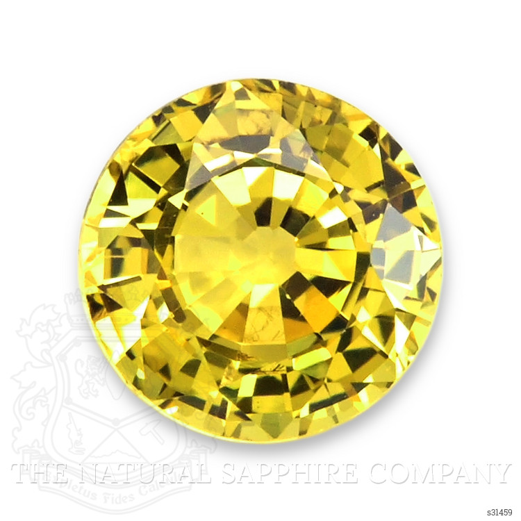 0.77 Ct. Yellow Sapphire from Ceylon (Sri Lanka)