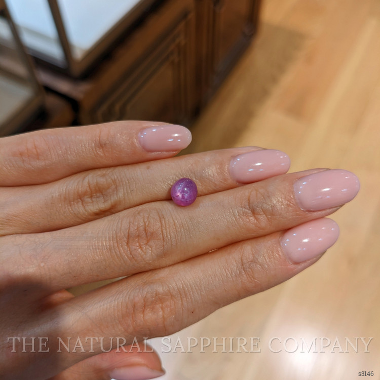 3.24 Ct. Pink Star Sapphire from Burma (Myanmar)