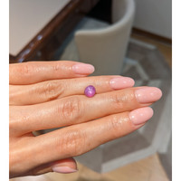 3.24 Ct. Pink Star Sapphire from Burma (Myanmar) Life Style