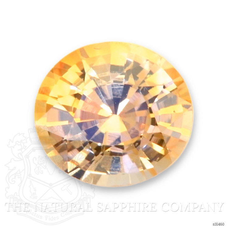 1.13 Ct. Yellowish Orange Sapphire from Ceylon (Sri Lanka)