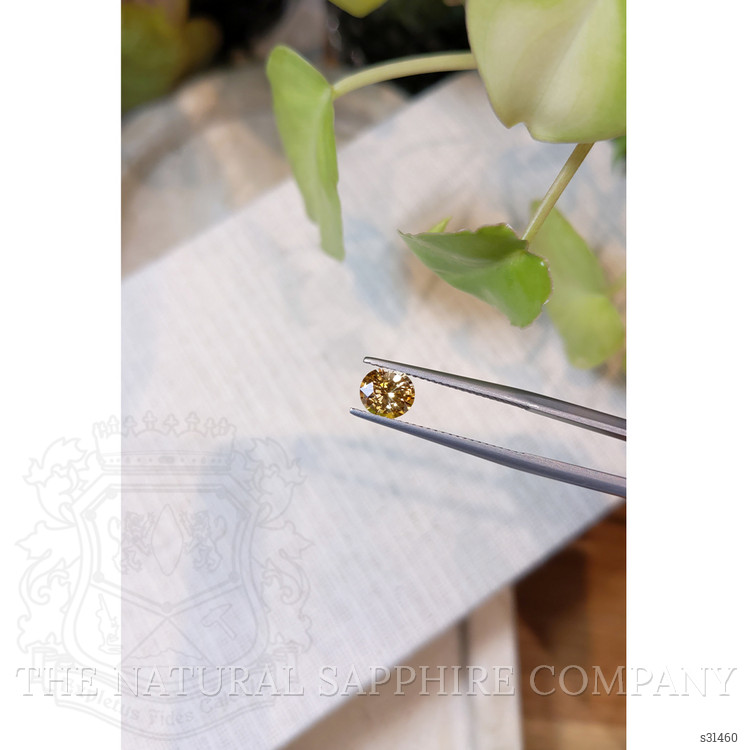 1.13 Ct. Yellowish Orange Sapphire from Ceylon (Sri Lanka)