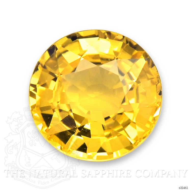 0.92 Ct. Yellow Sapphire from Ceylon (Sri Lanka)