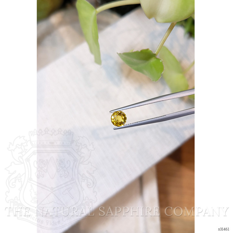 0.92 Ct. Yellow Sapphire from Ceylon (Sri Lanka)