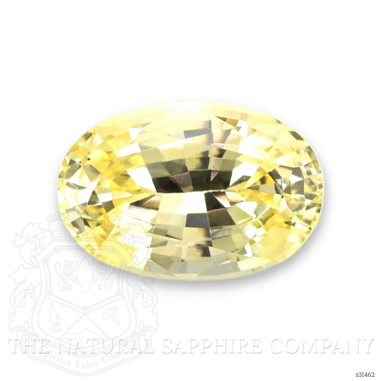 0.67 Ct. Yellow Sapphire from Ceylon (Sri Lanka)