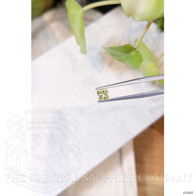 0.62 Ct. Yellow Sapphire from Ceylon (Sri Lanka)