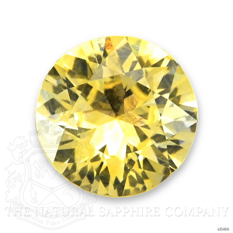 0.92 Ct. Yellow Sapphire from Ceylon (Sri Lanka)