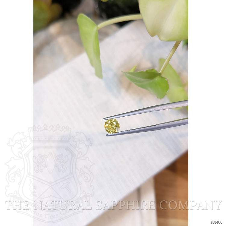 0.92 Ct. Yellow Sapphire from Ceylon (Sri Lanka)