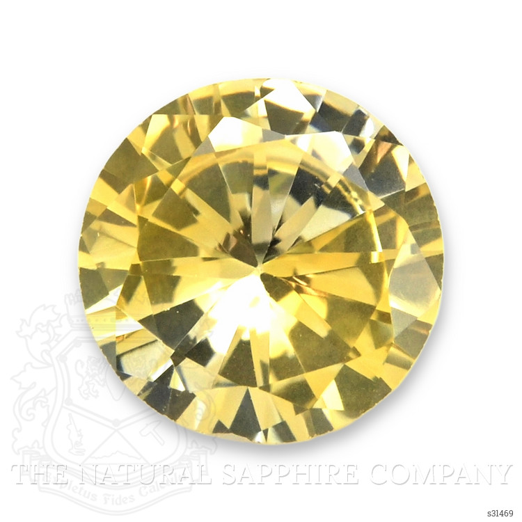 0.93 Ct. Yellow Sapphire from Ceylon (Sri Lanka)