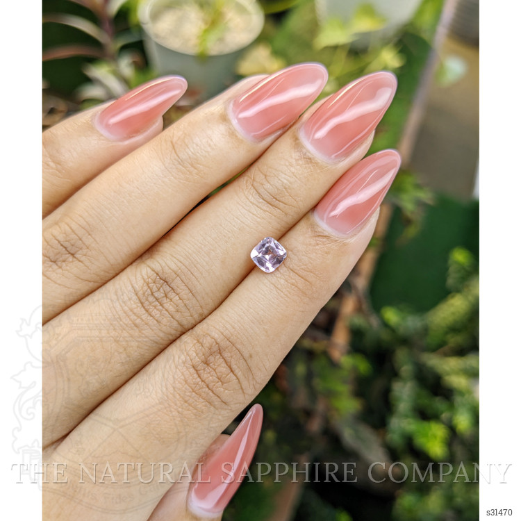 0.84 Ct. Pink Sapphire from Ceylon (Sri Lanka)