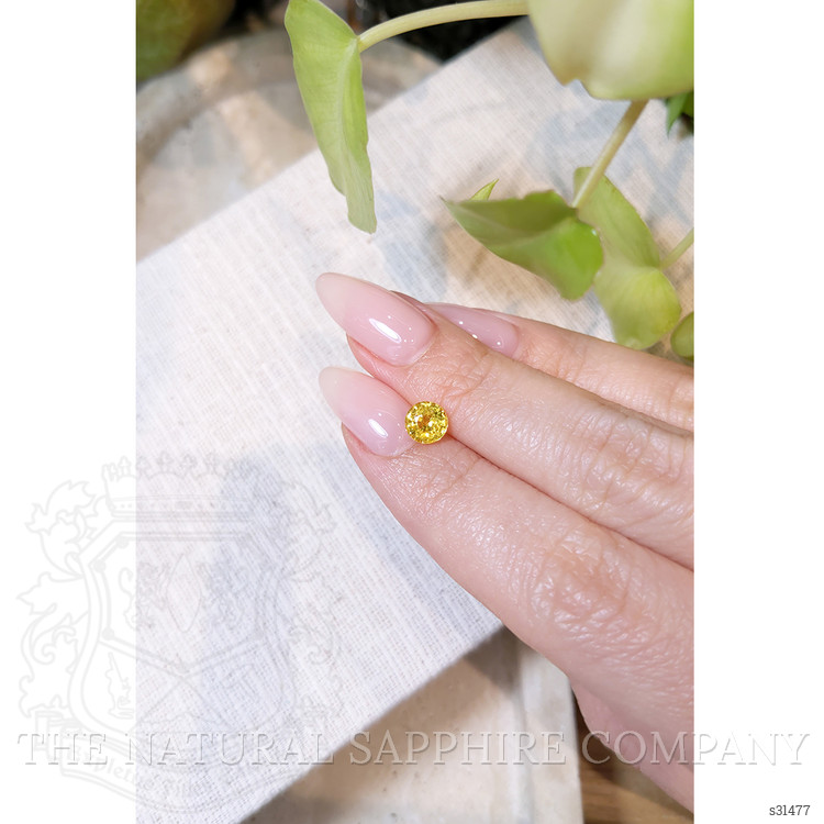 1.04 Ct. Yellow Sapphire from Ceylon (Sri Lanka)