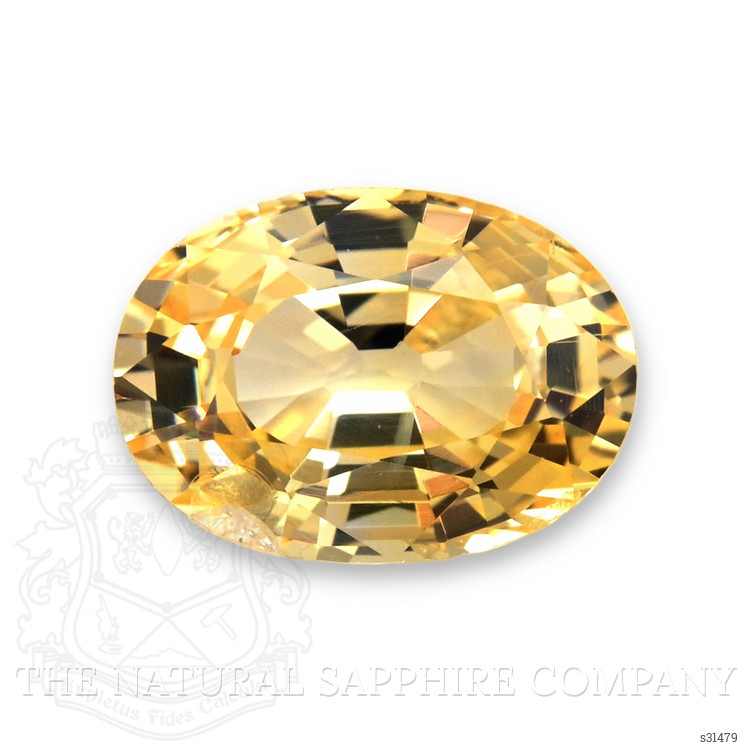 1.09 Ct. Yellowish Orange Sapphire from Ceylon (Sri Lanka)