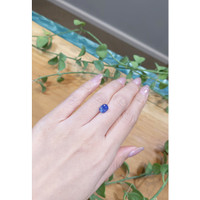 2.50 Ct. Blue Sapphire from Ceylon (Sri Lanka) Life Style