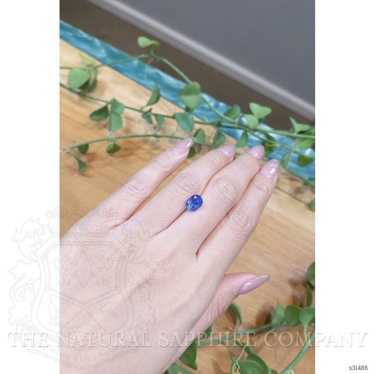 2.50 Ct. Blue Sapphire from Ceylon (Sri Lanka)