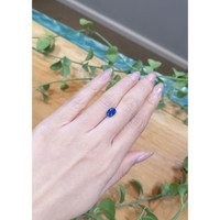 2.13 Ct. Blue Sapphire from Ceylon (Sri Lanka) Life Style