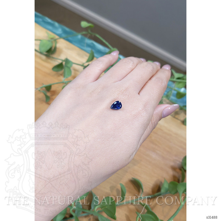 1.85 Ct. Blue Sapphire from Ceylon (Sri Lanka)