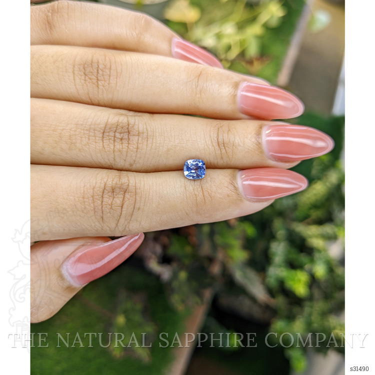 0.89 Ct. Blue Sapphire from Ceylon (Sri Lanka)
