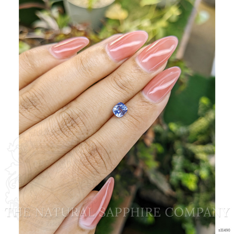 0.89 Ct. Blue Sapphire from Ceylon (Sri Lanka)